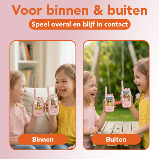 Video walkie talkie roze