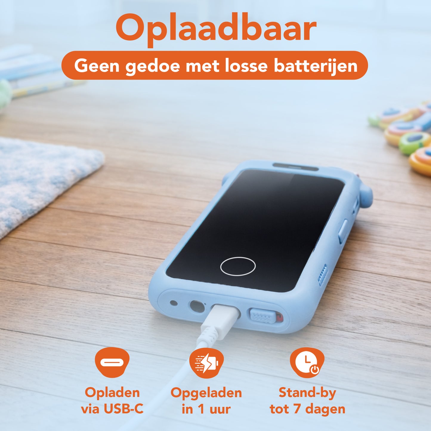 Kindertelefoon blauw