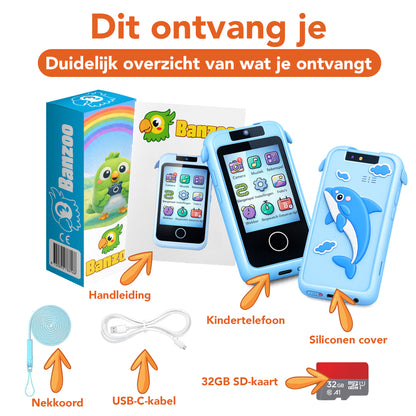 Kindertelefoon blauw