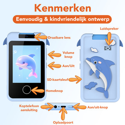 Kindertelefoon blauw