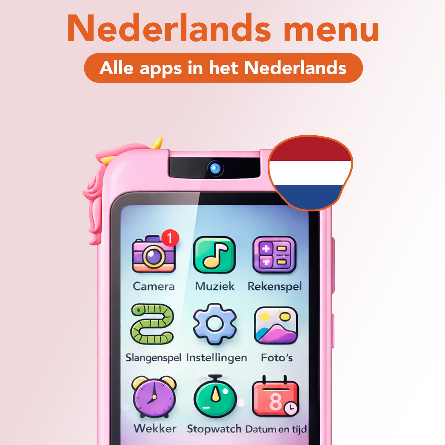 Kindertelefoon roze
