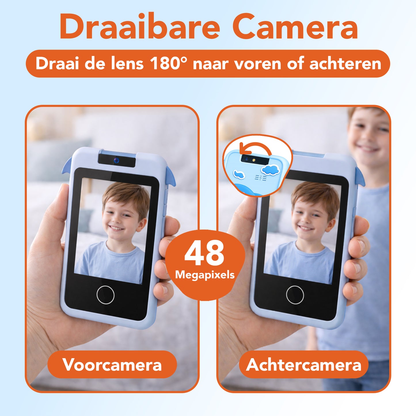 Kindertelefoon blauw