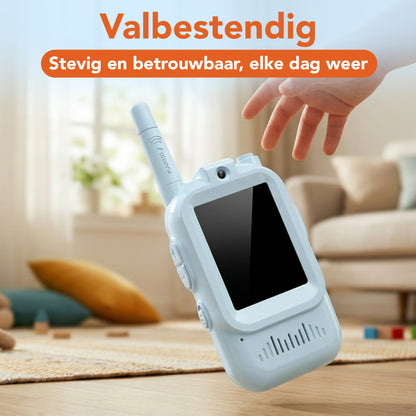 Video walkie talkie blauw
