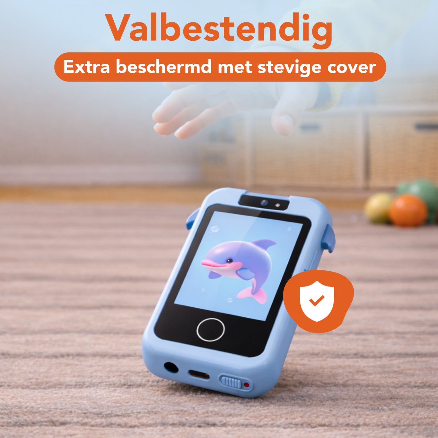 Kindertelefoon blauw