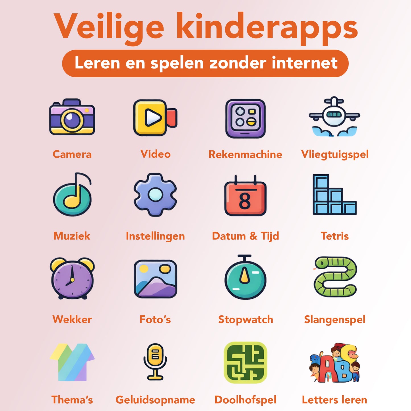 Kindertelefoon roze
