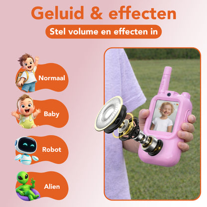Video walkie talkie roze