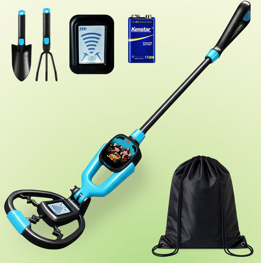 Metaaldetector blauw